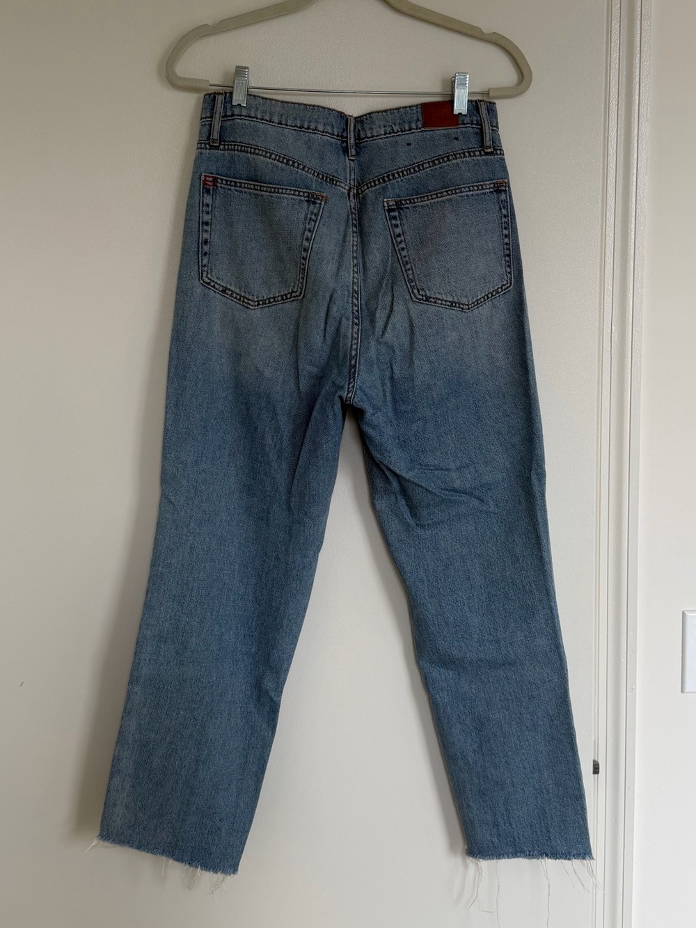 BDG Mid Wash Straight Leg Jeans - Blue - Picture 2 of 3